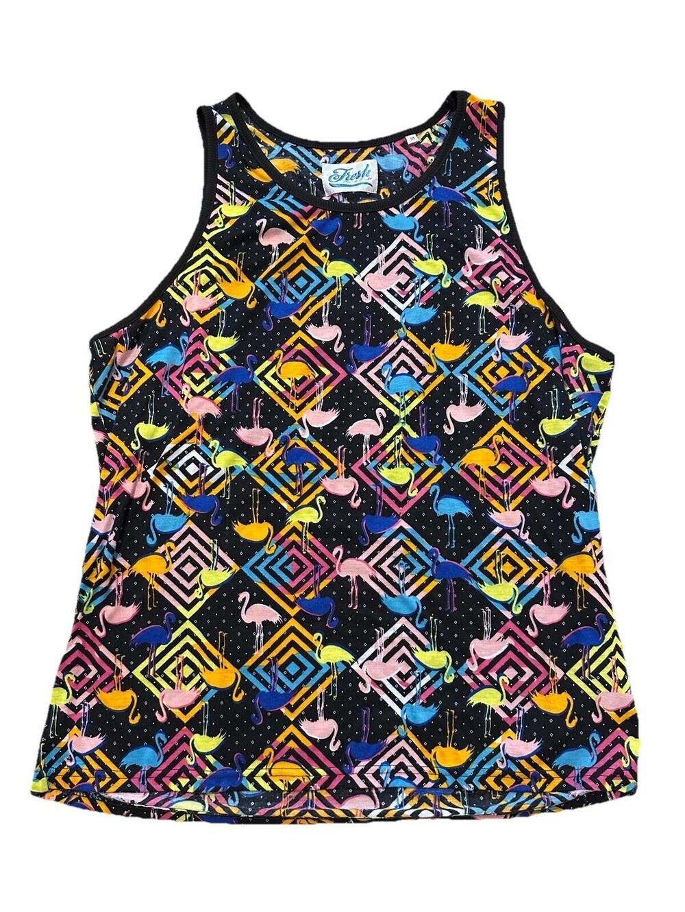 Fresh Prints Of Bel Air Flamingo Shirt Medium